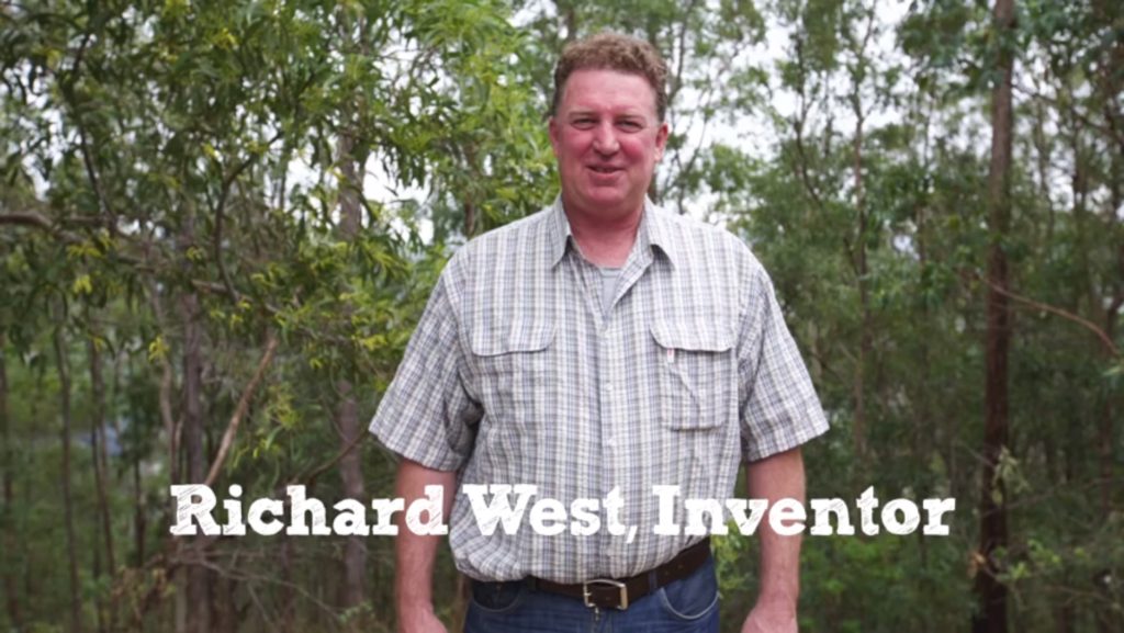 Der eShower Erfinder Richard West