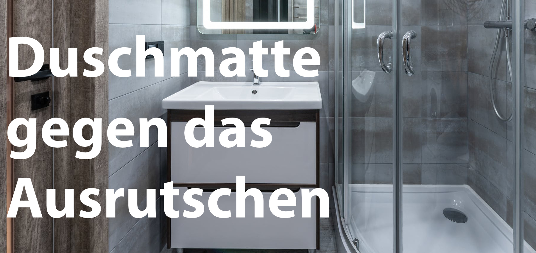 Duschmatte kaufen – Antirutschmatte für die Dusche » LED Duschkopf